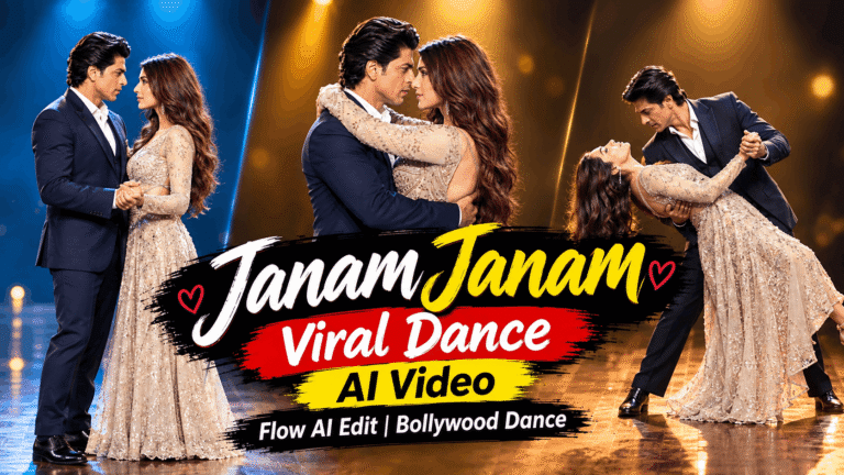 Janam Janam Couple AI Dance Video Tutorial: How to Create Viral Dance Videos Using Higgsfield AI (2026) Janam Janam Couple AI Dance Video Tutorial: How to Create Viral Dance Videos Using Higgsfield AI (2026)