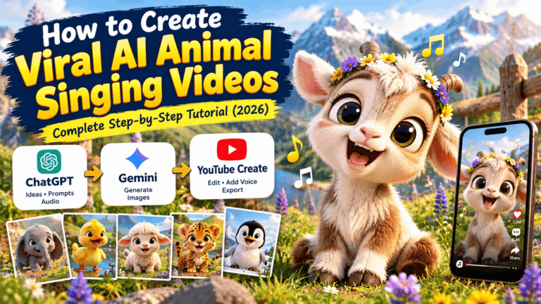 How to Create Viral AI Animal Singing Videos: Complete Step-by-Step Tutorial (2026) How to Create Viral AI Animal Singing Videos